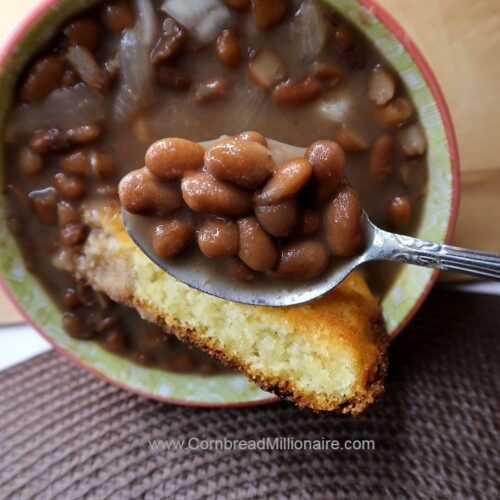 Crock Pot Pinto Beans Cornbread Millionaire
