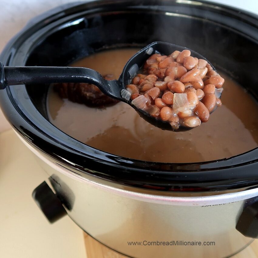 Crock Pot Pinto Beans Cornbread Millionaire
