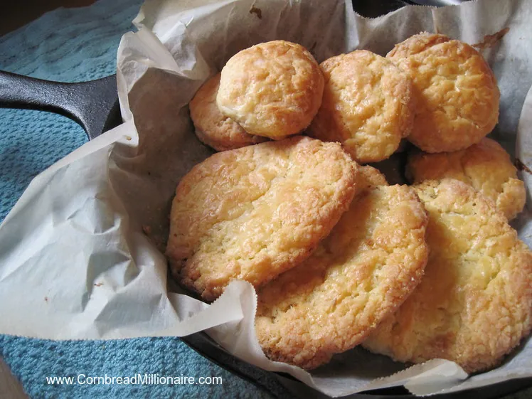 Thin 3-Ingredient Biscuits are crisp and tasty.