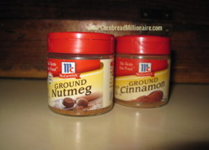 Ground Nutmeg and Ground Cinnamon