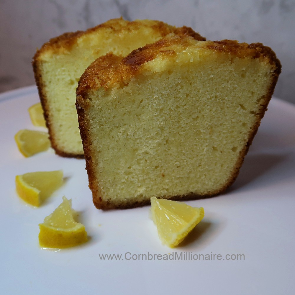 Lemon Sour Cream Pound Cake (Baking Soda)