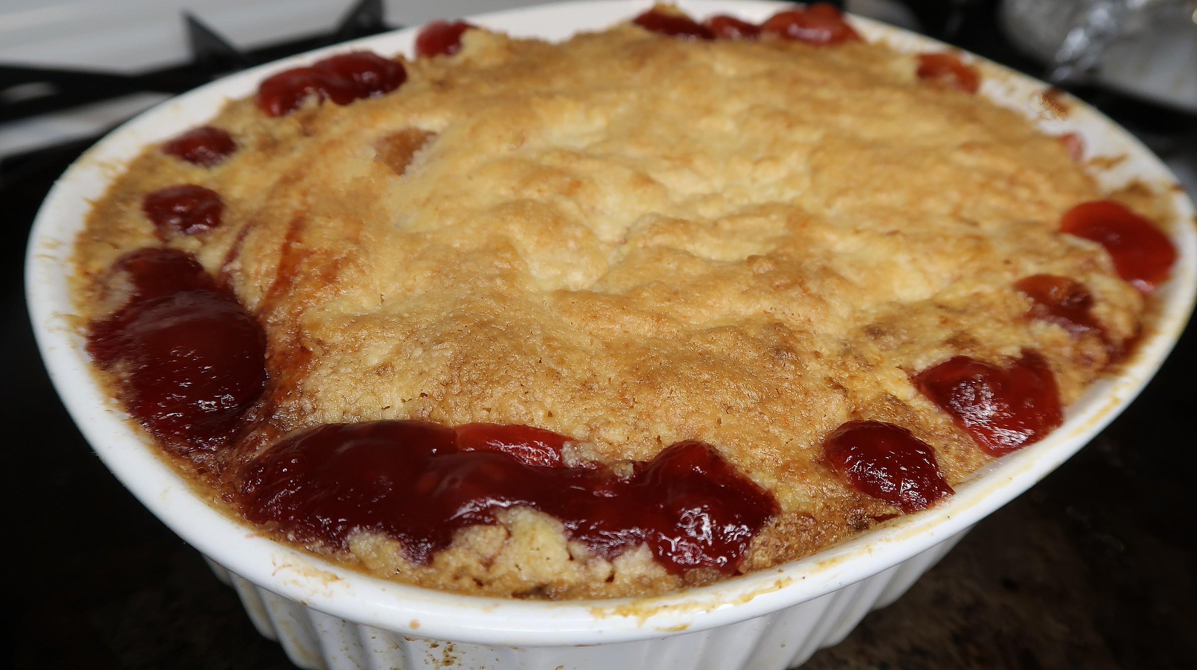Apple Cherry Dump Cake