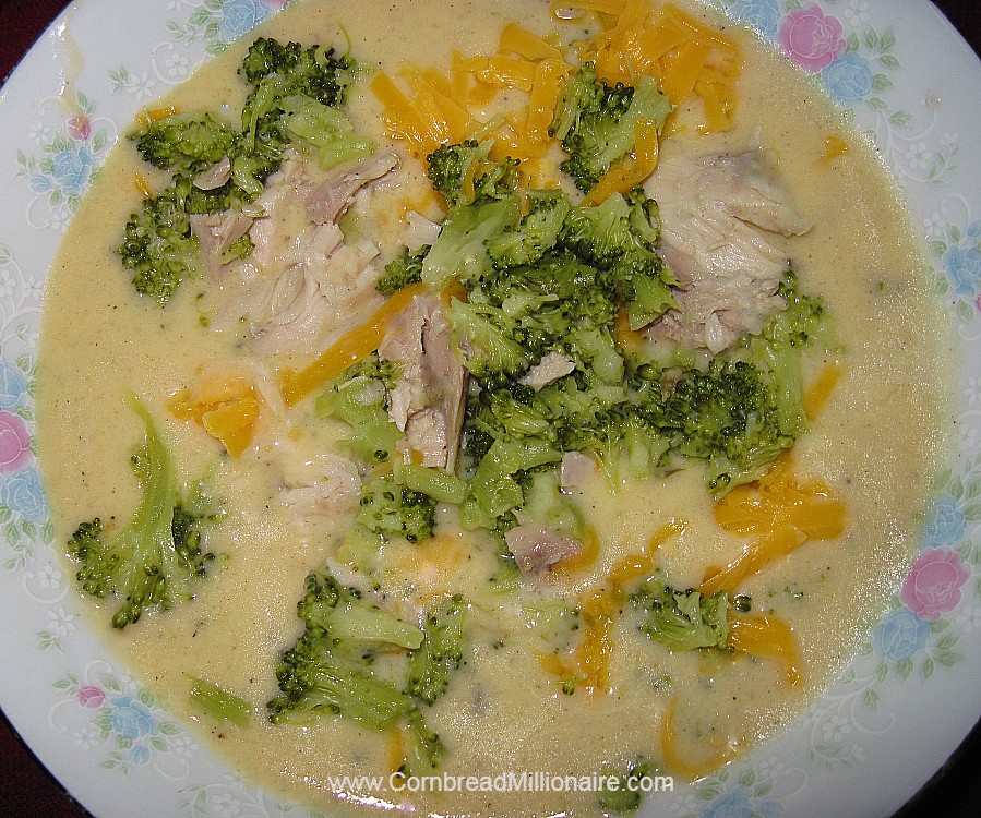 Broccoli Cheese Soup with Chicken