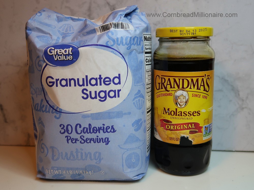 Homemade Brown Sugar is made with granulated sugar and molasses.