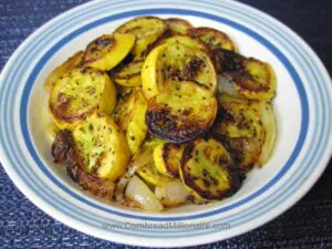 Sautéed Yellow Squash and Onions