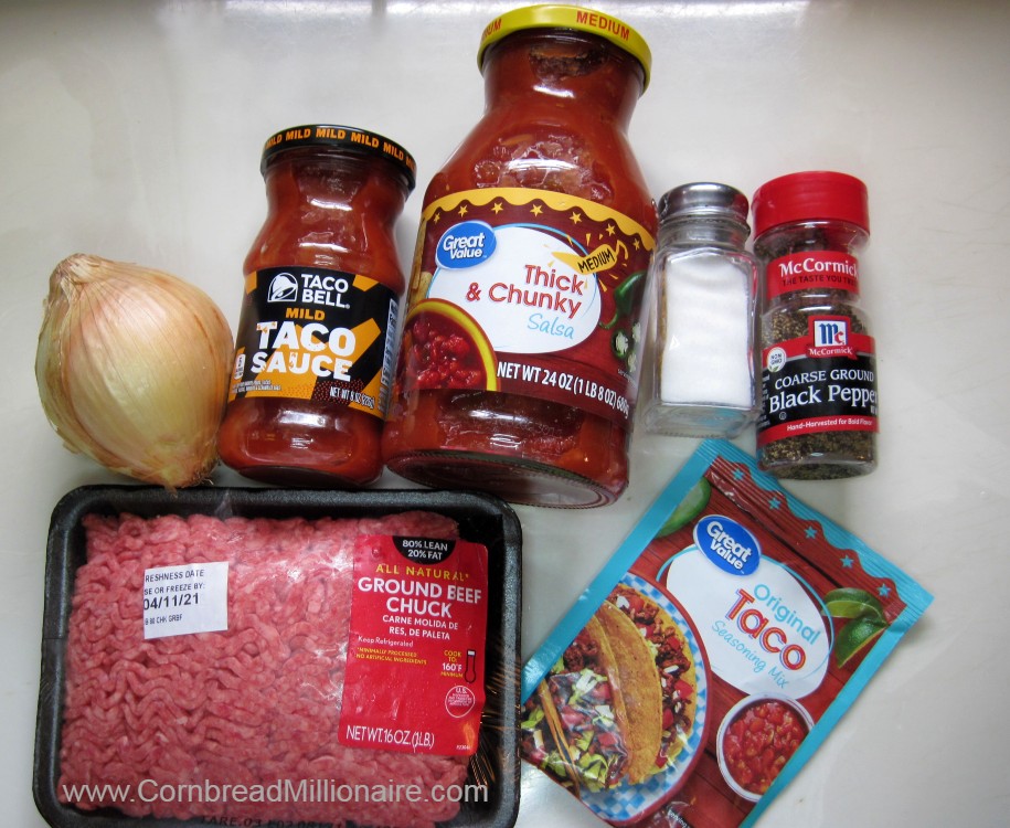 Taco Meatloaf Ingredients
