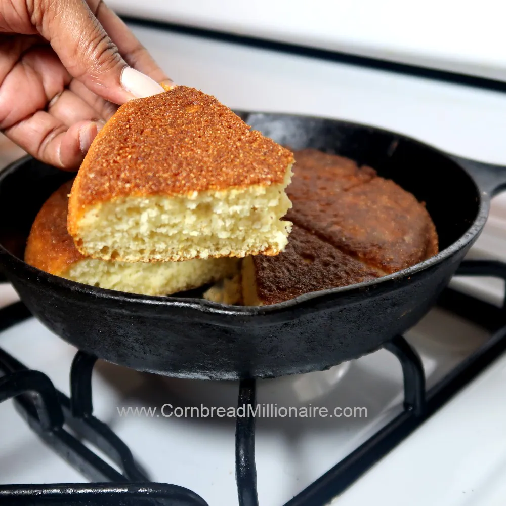 Homemade Self-Rising Crusty Cornbread