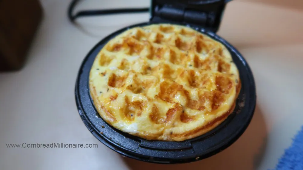 Homemade Mini Egg Waffle