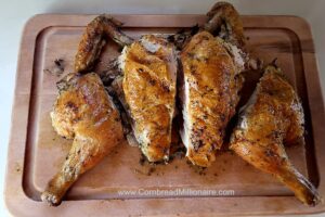 Roasted Spatchcock Herb Chicken