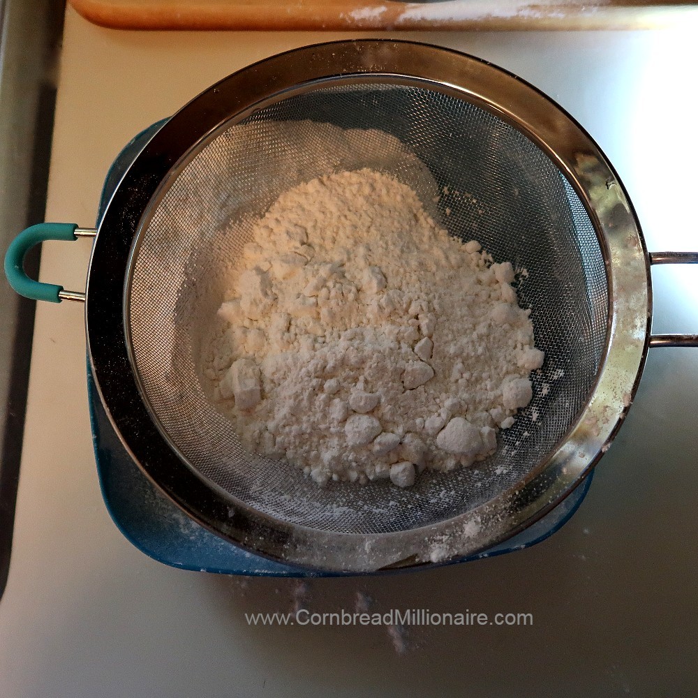Flour In Sifter