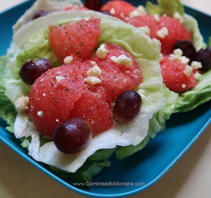 Watermelon Blue Cheese Salad