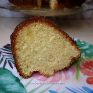 Homemade Lemon Pound Cake