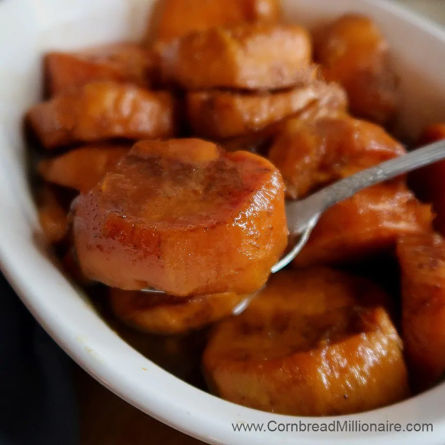 Candied Sweet Potatoes Serving Spoon