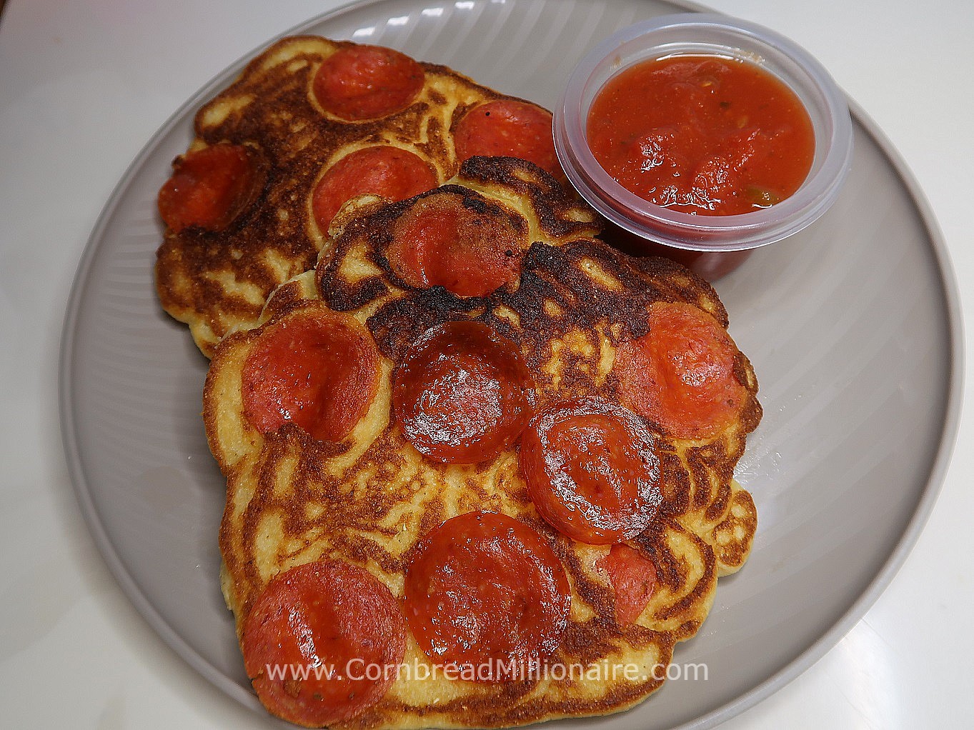 Pepperoni Flapjacks