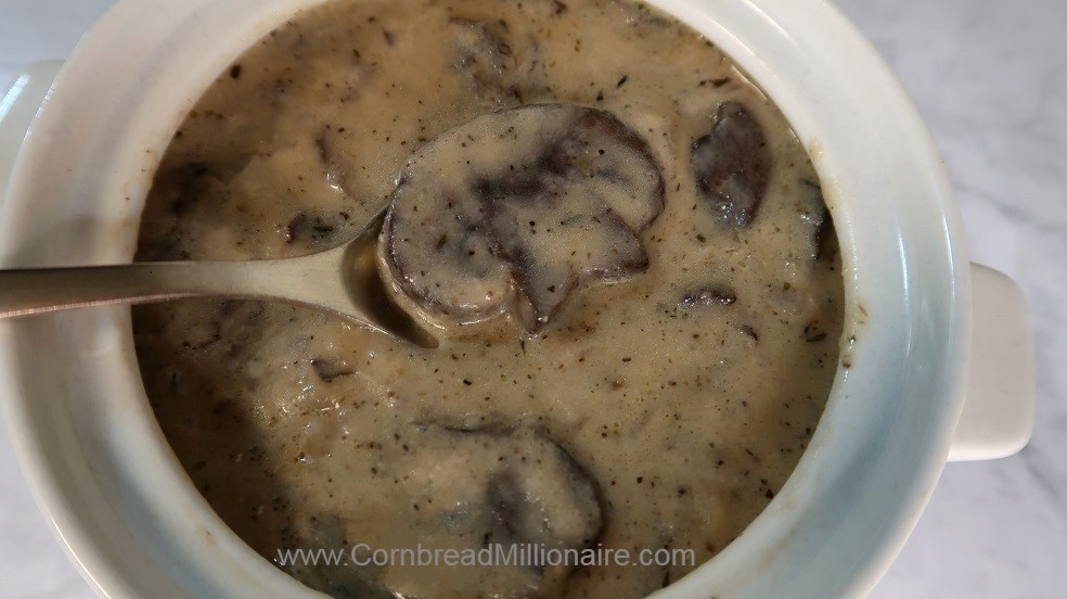 Homemade Cream of Mushroom Soup